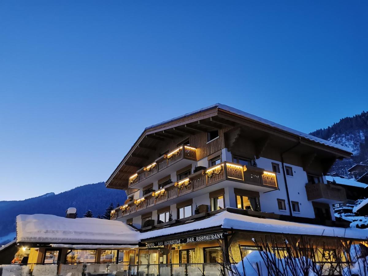 Hotel-Chalet Les Ecureuils Restaurant, Piscine, Garage 르그랑보르낭 외부 사진