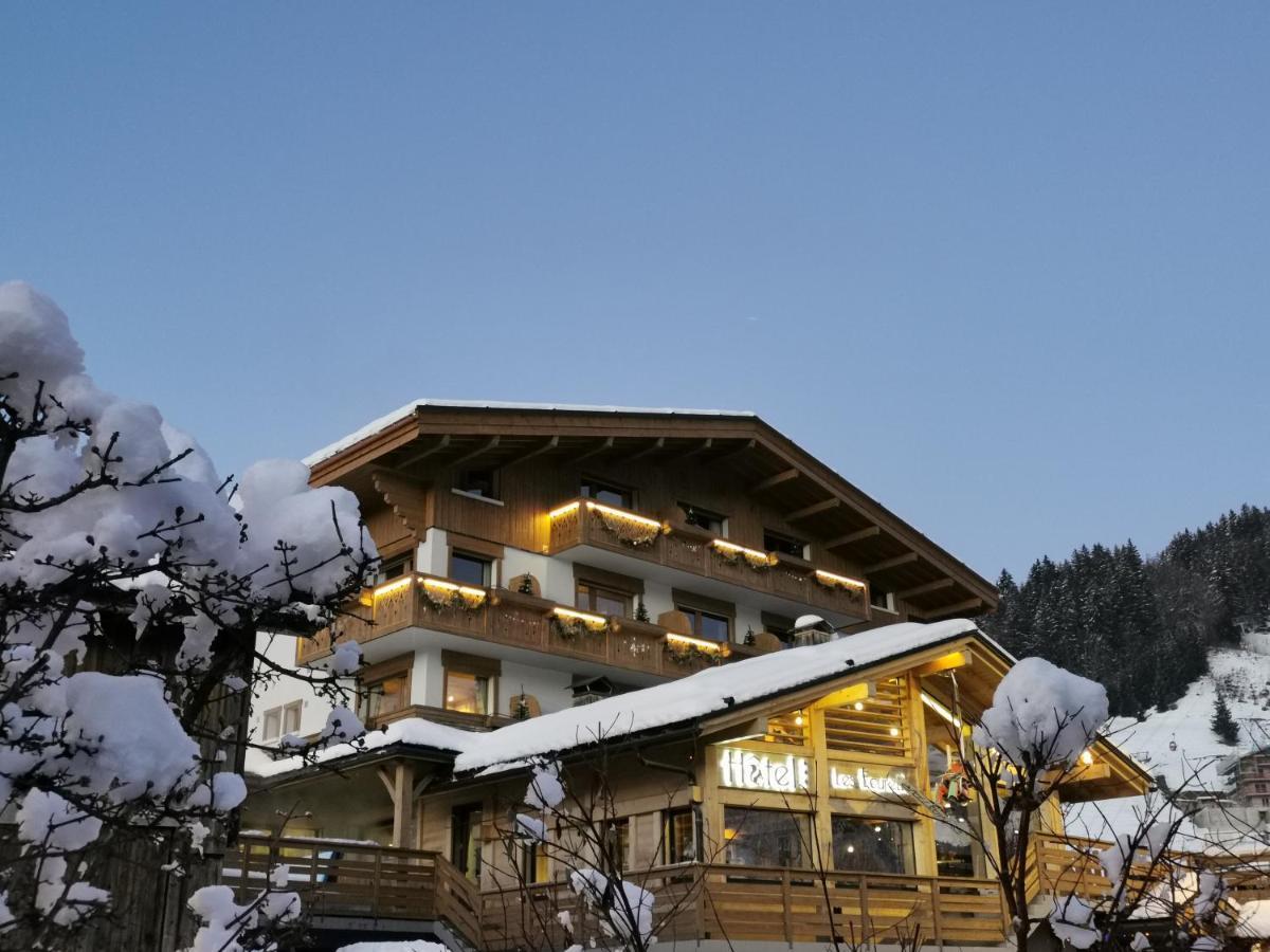 Hotel-Chalet Les Ecureuils Restaurant, Piscine, Garage 르그랑보르낭 외부 사진