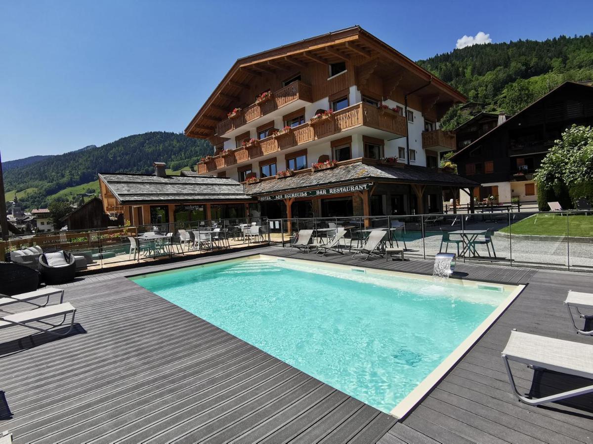 Hotel-Chalet Les Ecureuils Restaurant, Piscine, Garage 르그랑보르낭 외부 사진