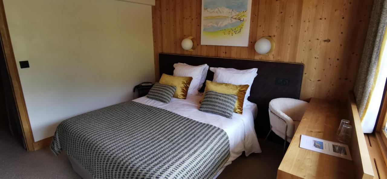 Hotel-Chalet Les Ecureuils Restaurant, Piscine, Garage 르그랑보르낭 외부 사진