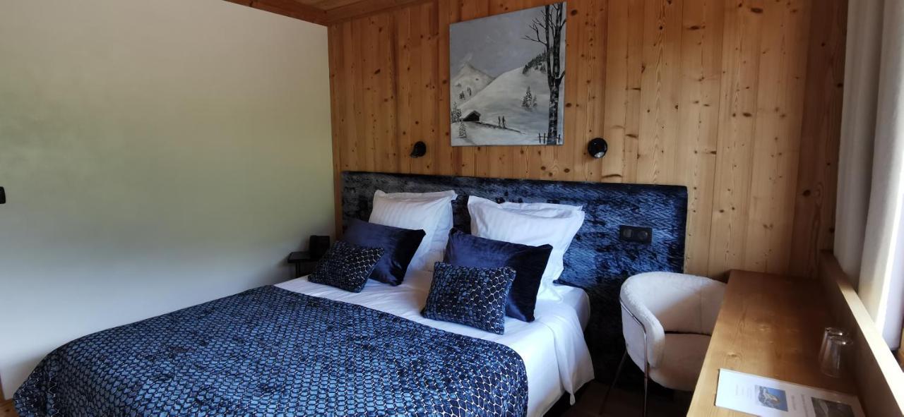 Hotel-Chalet Les Ecureuils Restaurant, Piscine, Garage 르그랑보르낭 외부 사진